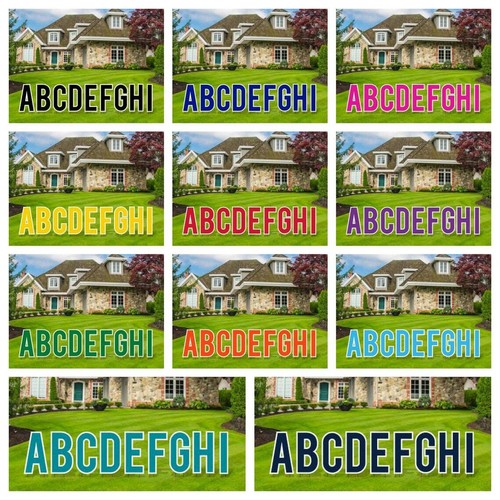 18” Alphabet Yard Sign Letters, Bebas Font, 26pc Yard Card Business, 52 Stakes - 第 23/40 張圖片