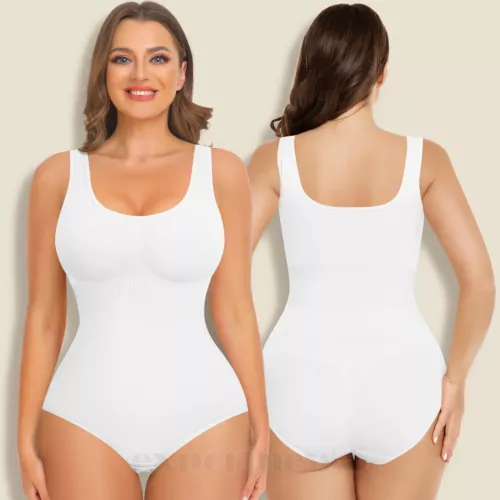Women Seamless Full Body Shaper Shapewear Firm Tummy Control Slimming Bodysuit - Picture 14 of 28