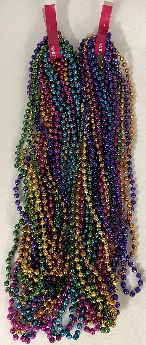 GIFTEXPRESS 100 PC 24-48 Kraal Assortiment/Mardi Gras Bead Assortments/Kralen Ketting Assortimenten/Mardi Gras Gooi Kralen