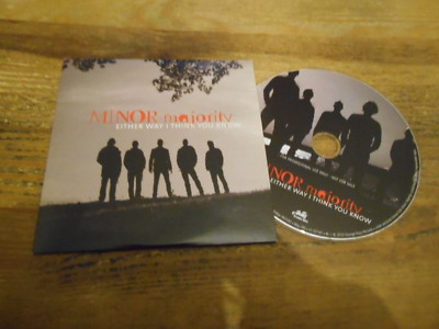 CD Indie Minor Majority - Either Way I Think You (12 Song) Promo STRANGE WAYS cb
