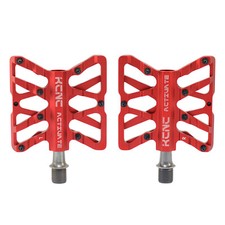 KCNC KPED12 MTB Extrusion and CNC Platform Pedals , Red