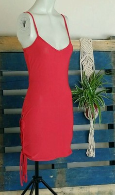 boohoo red mini dress