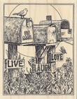 Mailboxes Live Laugh Love Wood Mounted Rubber Stamp Impression Obsession H1819