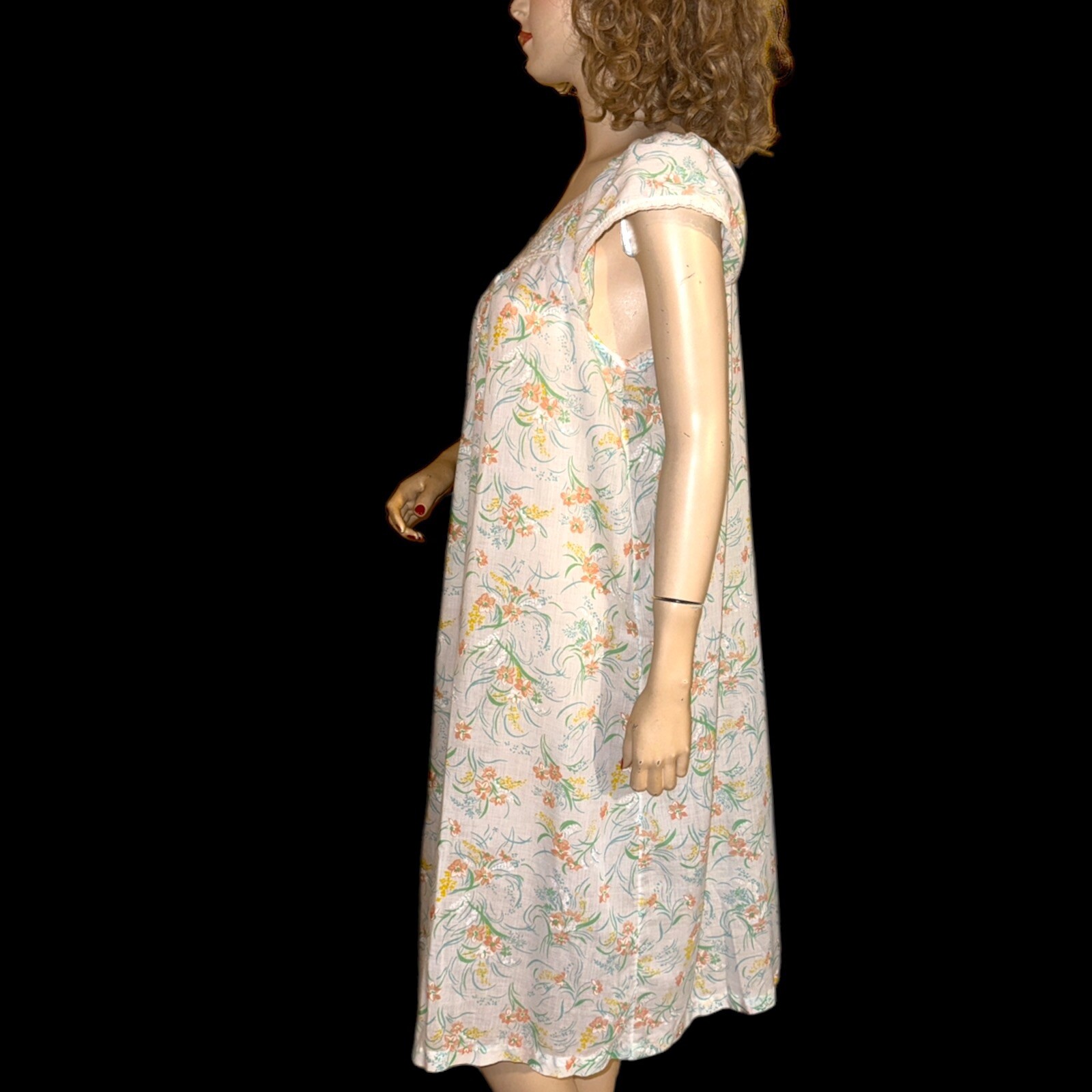 Vintage JCPenney Floral Misses Robe Duster Housec… - image 7