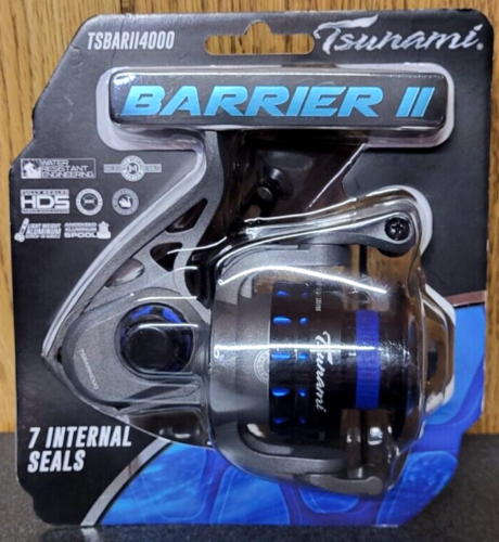 Tsunami Barrier II Inshore Spinning Reel TSBARII4000 Fresh & Salt Water ~New