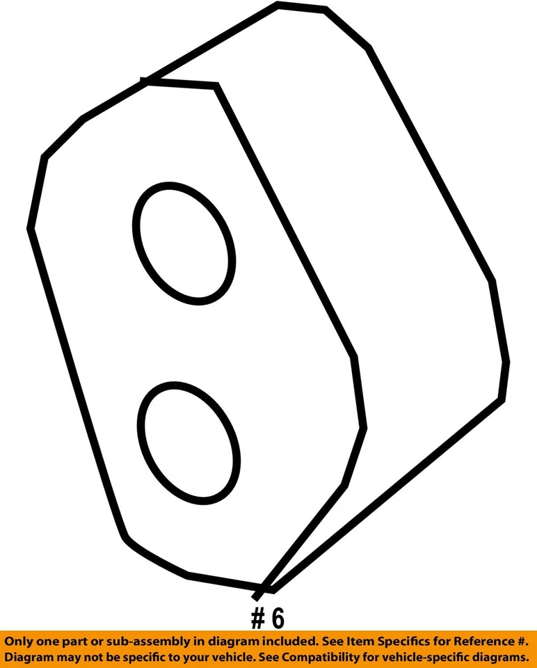 Colgador de tubo central de escape KIA OEM 12-13 Soul 2876822000 94-09 HYUNDAI ACCENT Foto 2 de 2