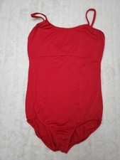 Revolution Dance Leotard Classic Stappy Back Red Leotard Adult