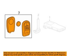 GM OEM 17-20 Encore Electrical Keyless Entry Components-Transmitter 13532383