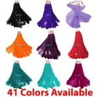 360 Full Circle Skirt Chiffon Long Swing Belly Dance Costume Tribal Maxi Jupe IN
