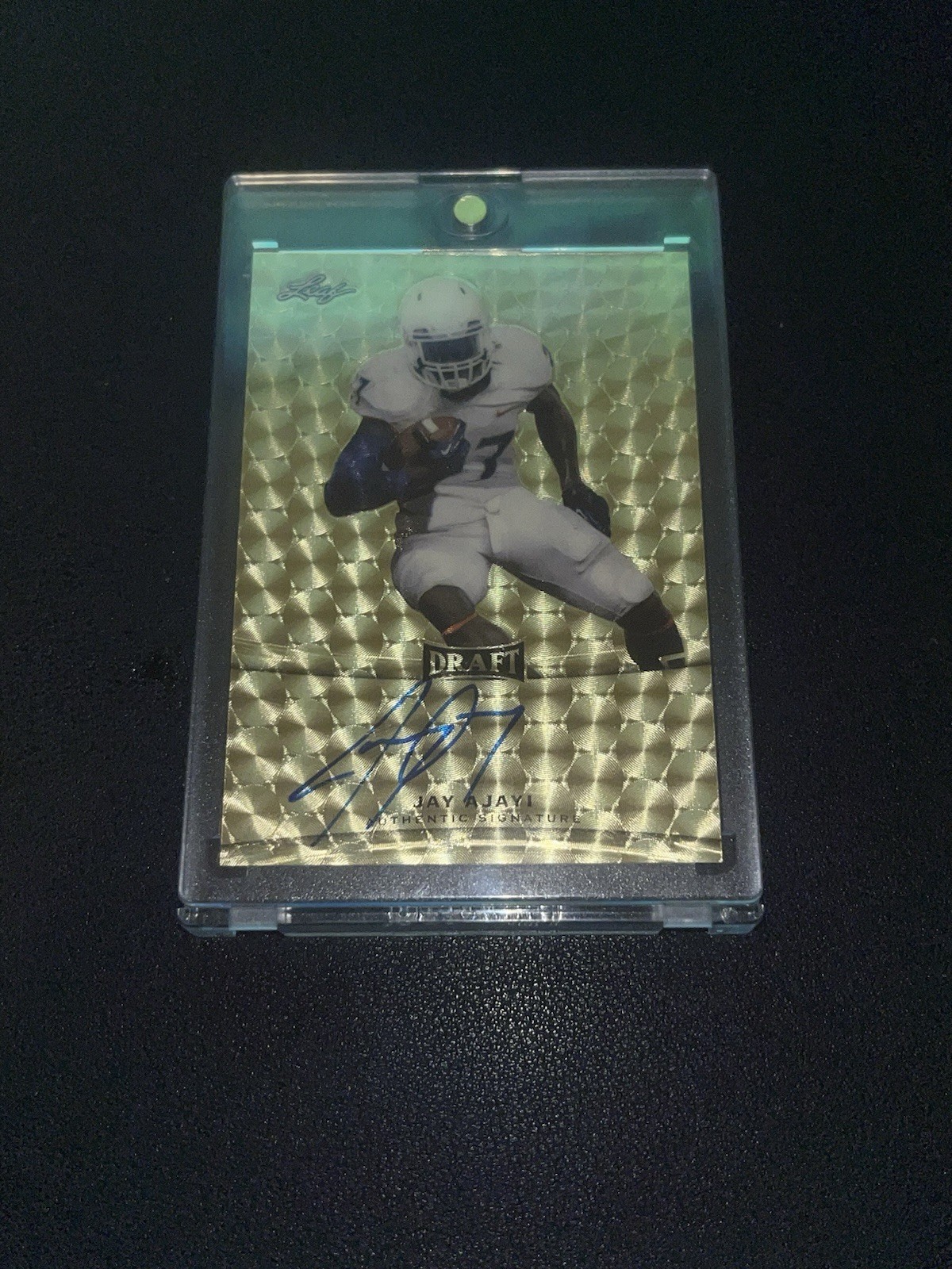 Jay Ajayi Leaf Ultimate Draft Ultimate Autograph #BAJA1 Gold