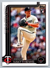 2025 Topps #283 Zebby Matthews