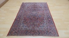 Antique Persain Oriental Carpet Rug Wool Vintage Area 6ft 7" x 4ft 3" c1900