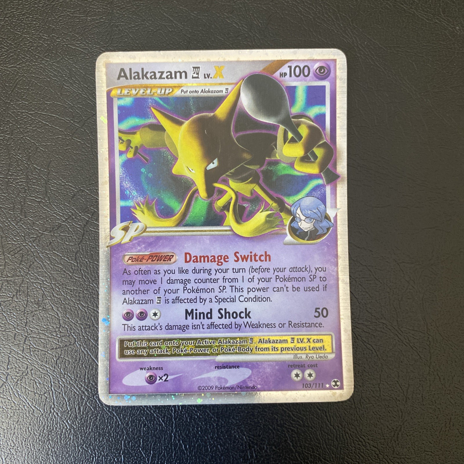 Alakazam E4 LV.X 103/111 MP Pokémon TCG Rising Rivals