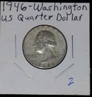 1946 25C Washington Quarter BU .9 Fineness Silver 1964 And Older!