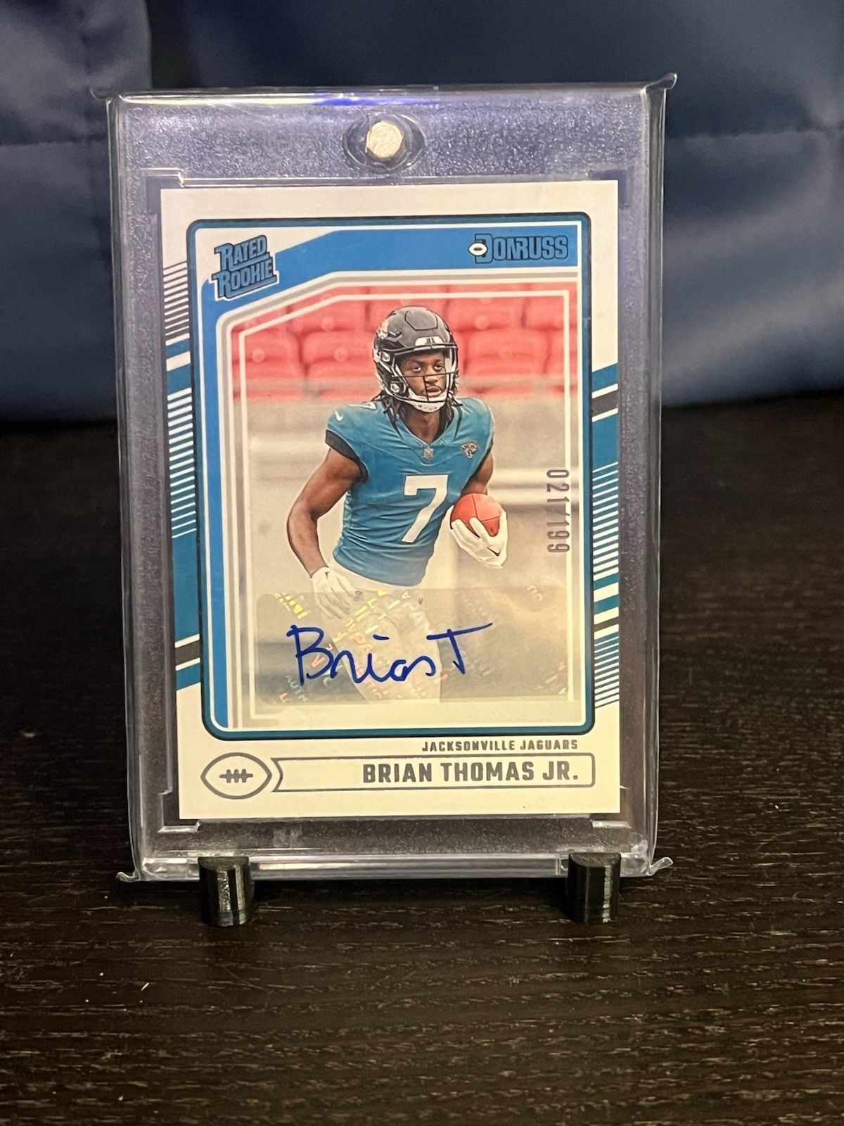 2024 Panini Donruss - Rated Rookie Brian Thomas Jr. #313 Auto /199 (AU, RC)