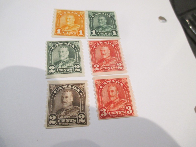 Canada Scott# 178-183 in Mint Hinged Condition