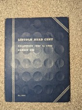 Lot of 39 Lincoln Head Cents In 1909-1940 Book