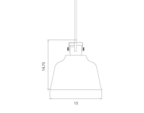 Designers Fountain 1 Light Pendant-14 Inches Tall And 15 Wide Antique Brass NEW - Picture 4 of 4