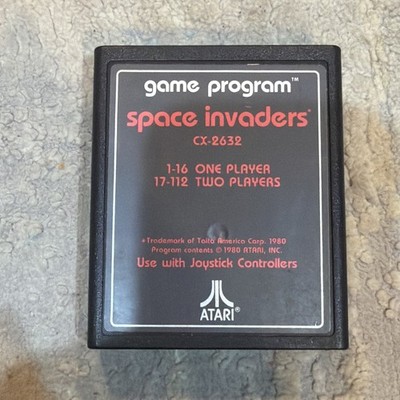 Space Invaders Atari 2600 Game Cartridge 1980 Original Owner Tested & Working