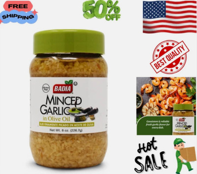 Badia Minced Garlic, 8 oz free shipping