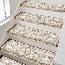 Rora Bullnose Carpet Stair Treads Non-Slip Stair Treads For Wooden