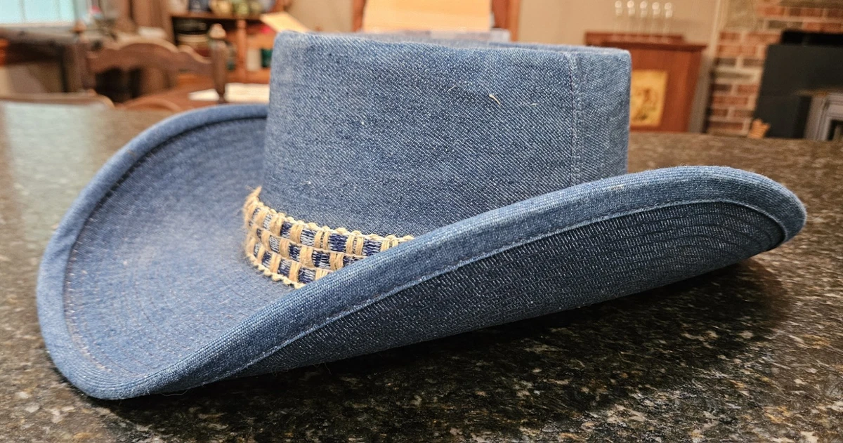 Denim Cowboy Vintage Hats for Men for sale | eBay