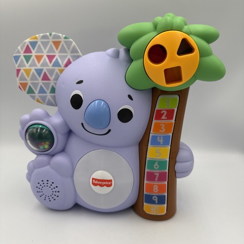 Fisher Price Linkimals Counting Koala Baby Learning Toy Interactive Toy Tested