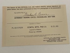 1960 Freedomland New York Astronaut Training ...