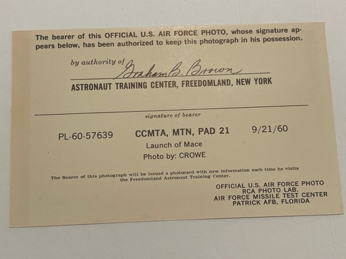 1960 Freedomland New York Astronaut Training Center U.S. Air Force Photo Launch - Bild 1 von 13