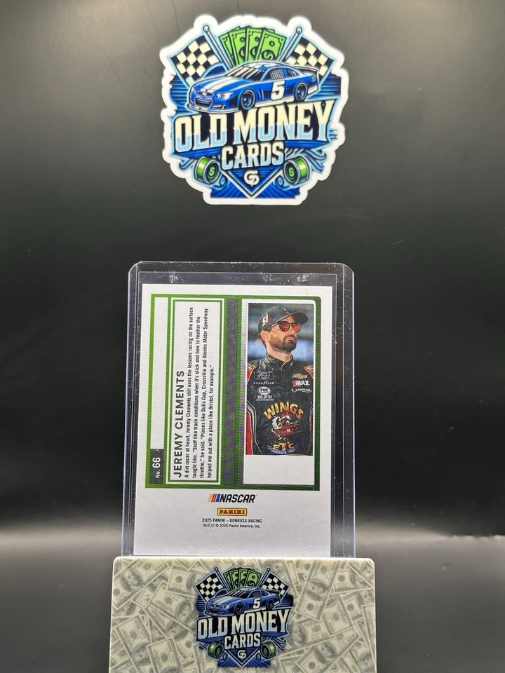 2025 Panini Donruss Racing Jeremy Clements Mojo 15/25 - Image 2 of 3