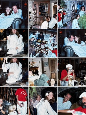 Candid Hollywood Lot Of 140 35 MM Slide / Jack Nicholson Angelica Houston 1976