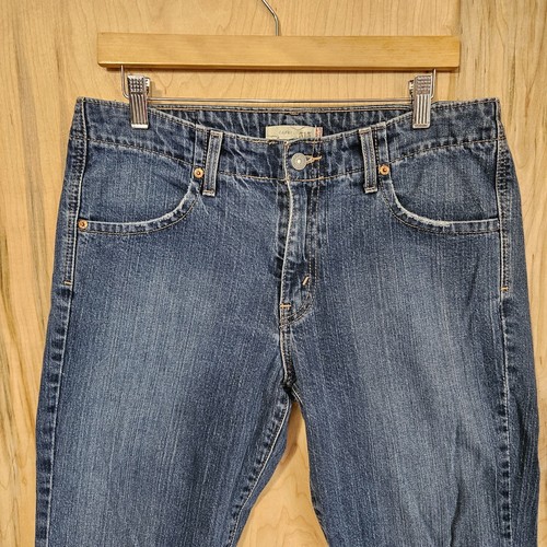 Levis Vintage 90er 515 Capri mittlere Waschung Denim Damengröße 12M Schlitzsaum mittlere Leibhöhe - Bild 2 von 17