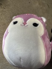 NWT Squishmallows 7" Allina the Squirrel-Glitter Ears/Fluffy