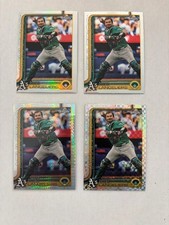 (4) Shea Langeliers -2025 Topps Chrome - #58 X-Fractor, prizm, refractor, base