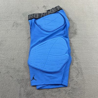 Nike-Pro Jordan Mens Hyperstrong 5-Pad Basketball Shorts XLT Blue BQ2724-403 NWT