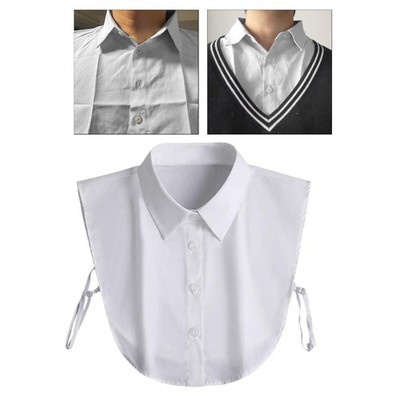 Damen Reversschalkragen, Kunstkragen für Kleidung, Uniformen, Pullover
