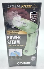 Band New Conair ExtremeSteam Dual Voltage One Touch Power Steam 1200 Watts