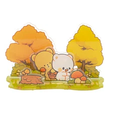 Milk Mocha Bear: Forest Forage Acrylic Standee