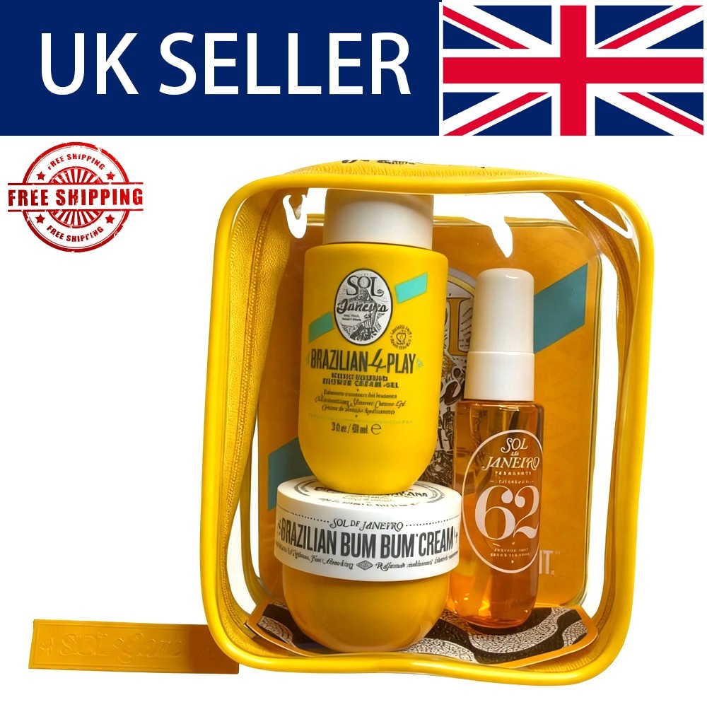 New Sol de Janeiro Bum Bum Summer Jet Set - Gift Set Body Kit UK HOT SALE