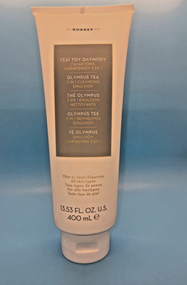 KORRES Olympus Tea 3 in 1 Cleansing Emulsion  13.53 fl. oz. Sealed