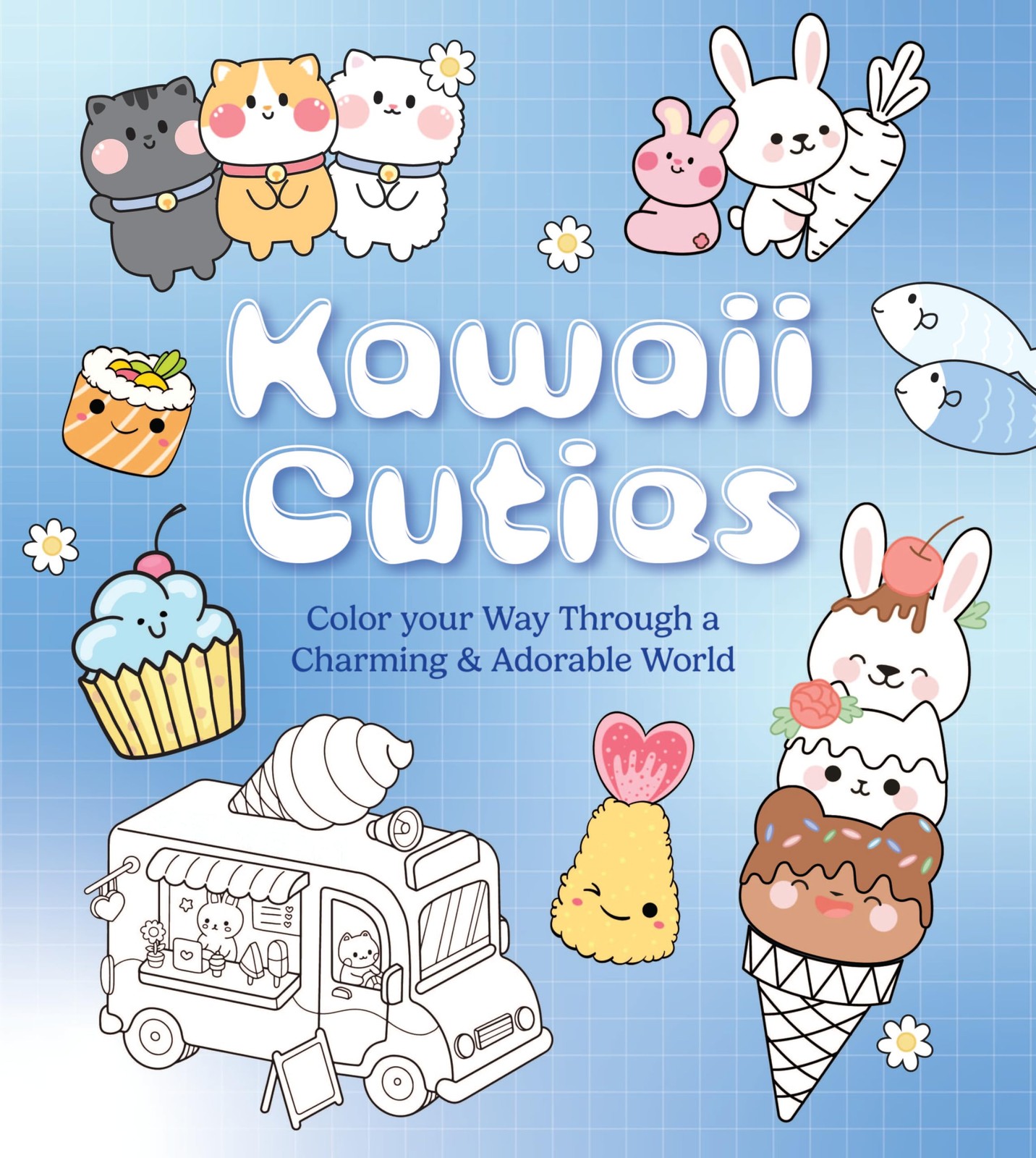 Kawaii Cuties: Color Your Way Through a Charming and Adorable Wo