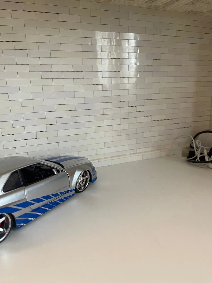 jada toys NISSAN SKYLINE GT-R 2002 FAST & FURIOUS METALLIC BLU 1:24 - Immagine 4 di 4