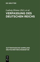 Verfassung Des Deutschen Reichs Paul RöNne