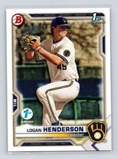 2021 Bowman Draft 1st Edition #BD-114 Logan Henderson