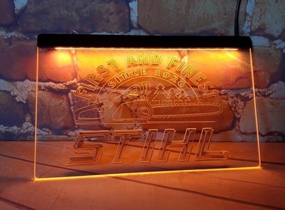 STIHL LED NEON LIGHT SIGN for professional tools repair service and diller store