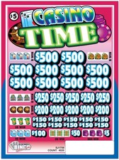 NEW pull tickets CASINO TIME - Instant Tabs