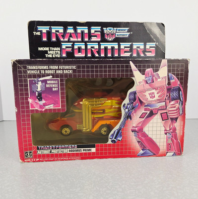 Vintage Transformers Autobot Protector Rodimus Prime G1 1986 Sealed Box