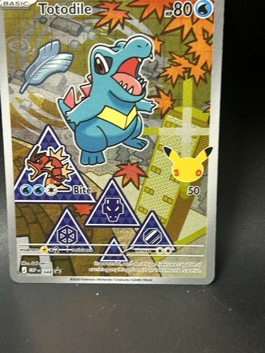Pokémon TCG Totodile 048 Black Star Promo First Partners Collection Series 2 NM