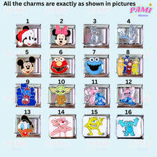 Italian charm cartoon character movie fits design brand italian Charm bracelet