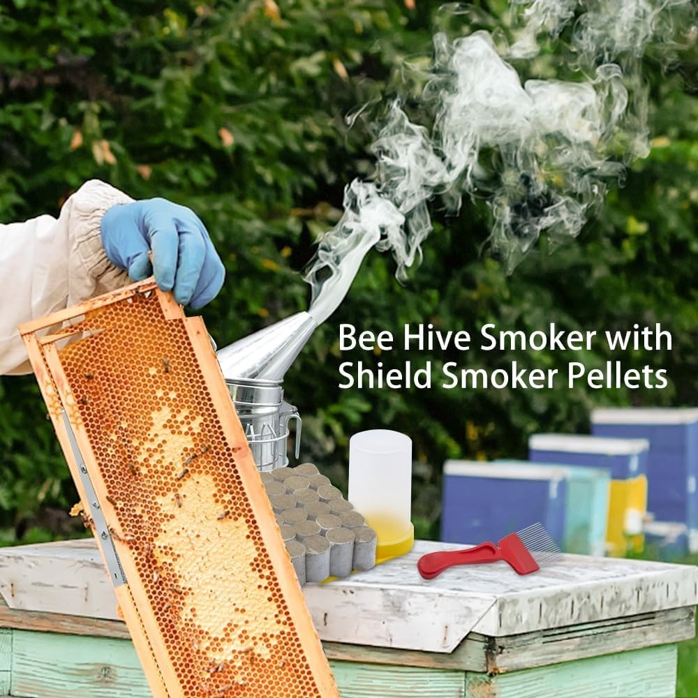 20Pcs Beekeeping Supplies,Bee Keeping Starter Kit,Bee Keeping Supplies,All Be...